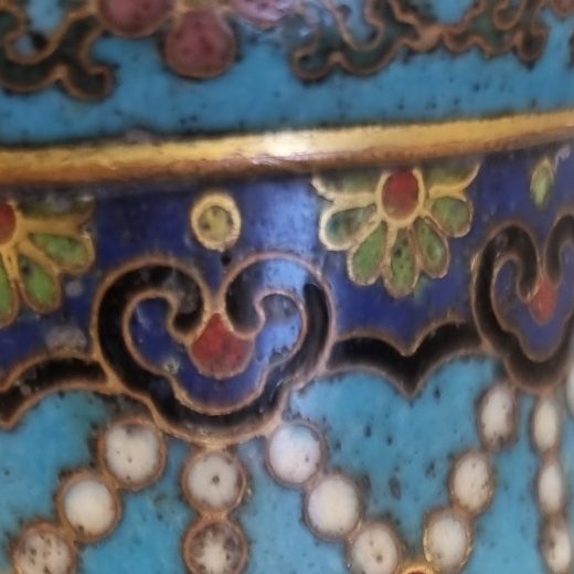 cloisonne vase